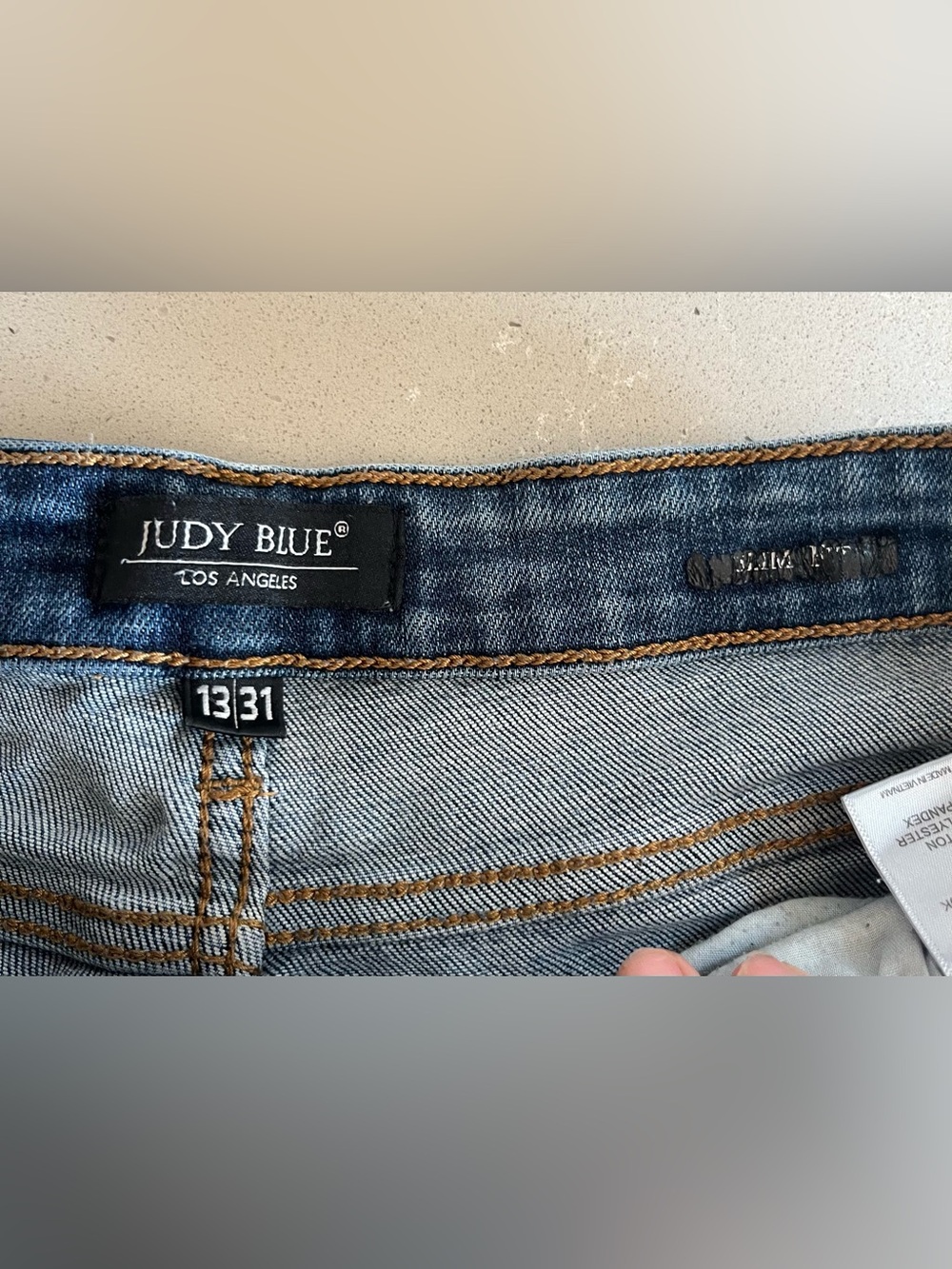 Judy Blue Women’s Slim Fit Straight Leg Denim Jeans Medium Wash Size 13/31 - Picture 4 of 8